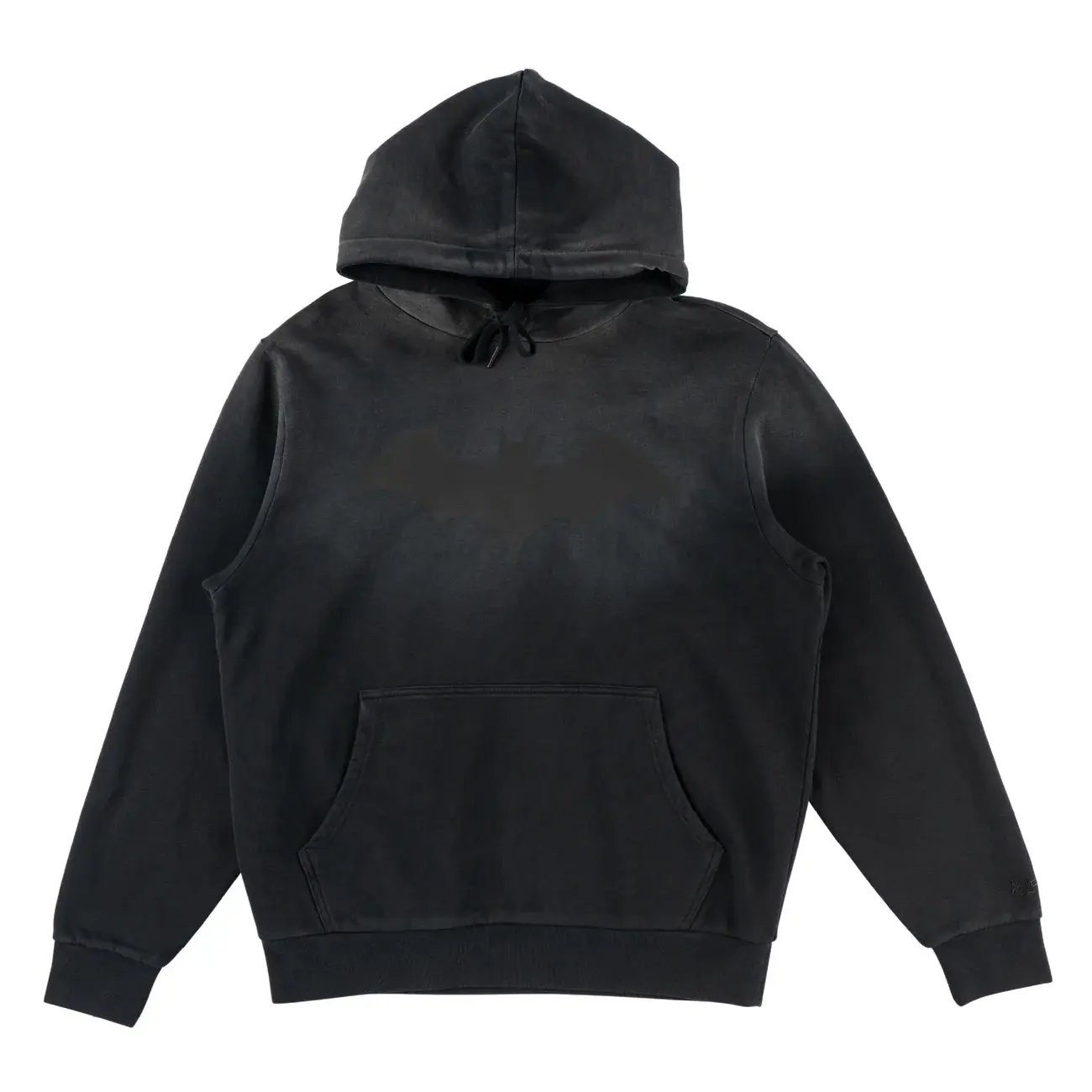 Welcome Skateboards Bat Logo Sun-Fade Hoodie Black