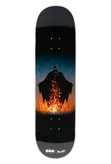 Welcome Skateboards Bat Flames On Popsicle Black 8.5"