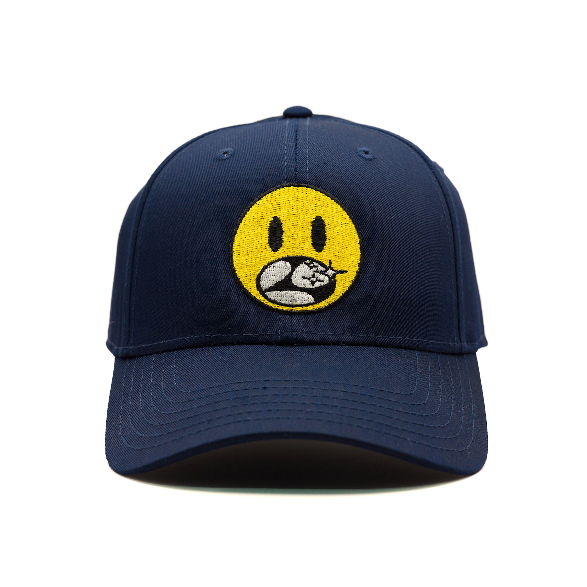Limosine Smiley Hat Navy