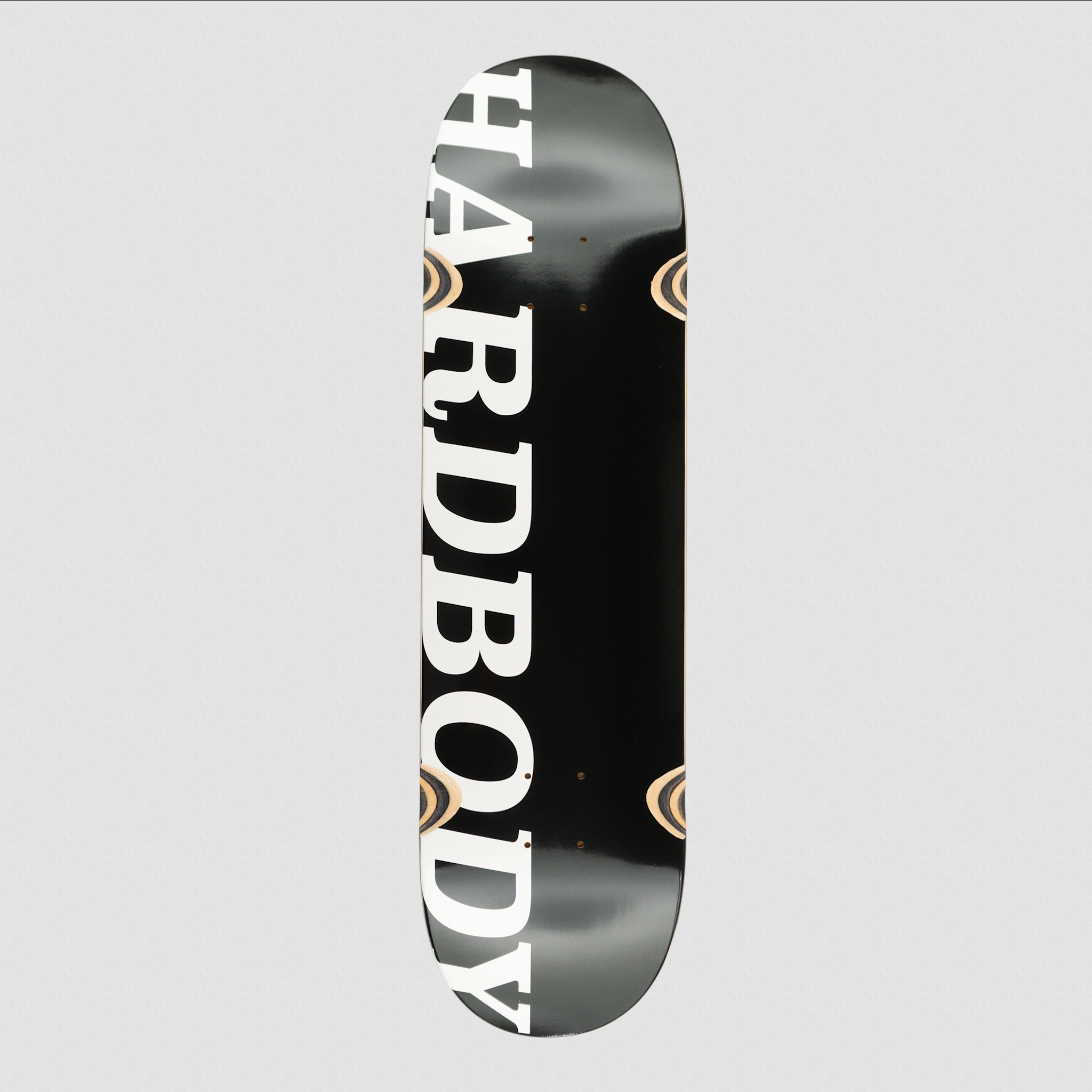 Hardbody Skateboards Hardbody Logo Black/White 8.25 WW