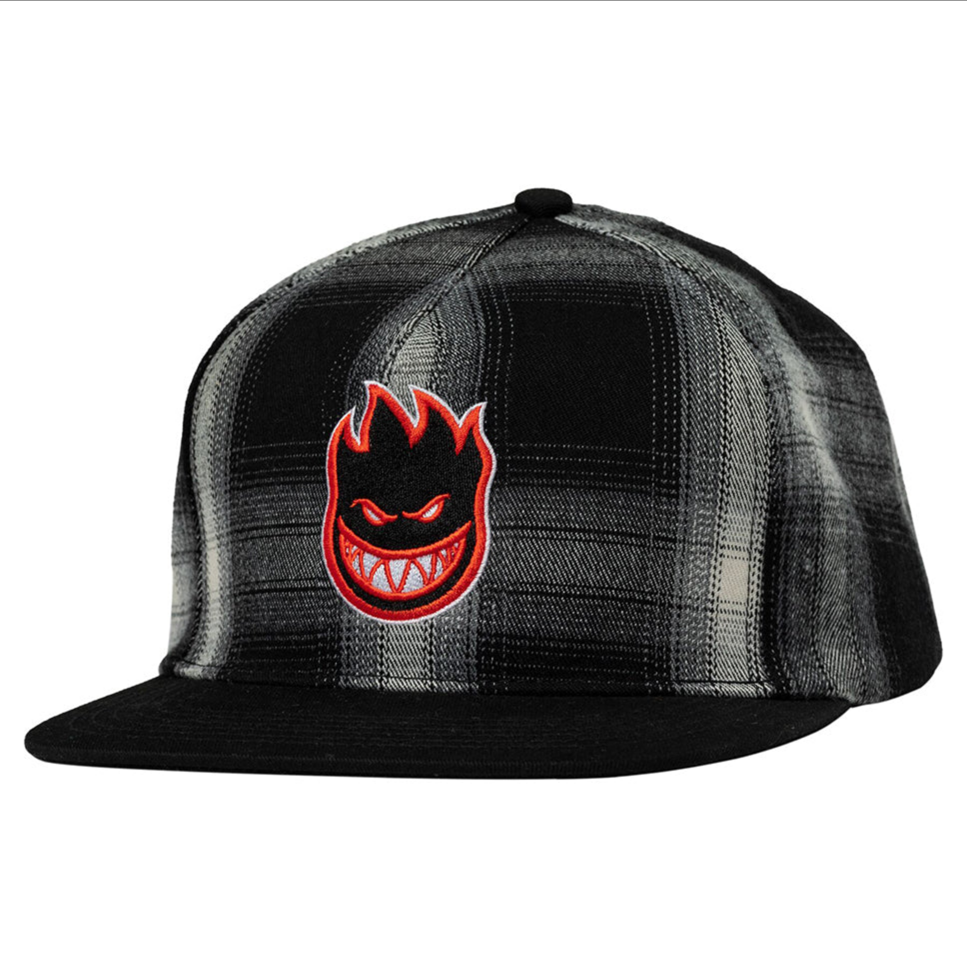 Spitfire Wheels Bighead Fill Plaid Snapback Black/Red