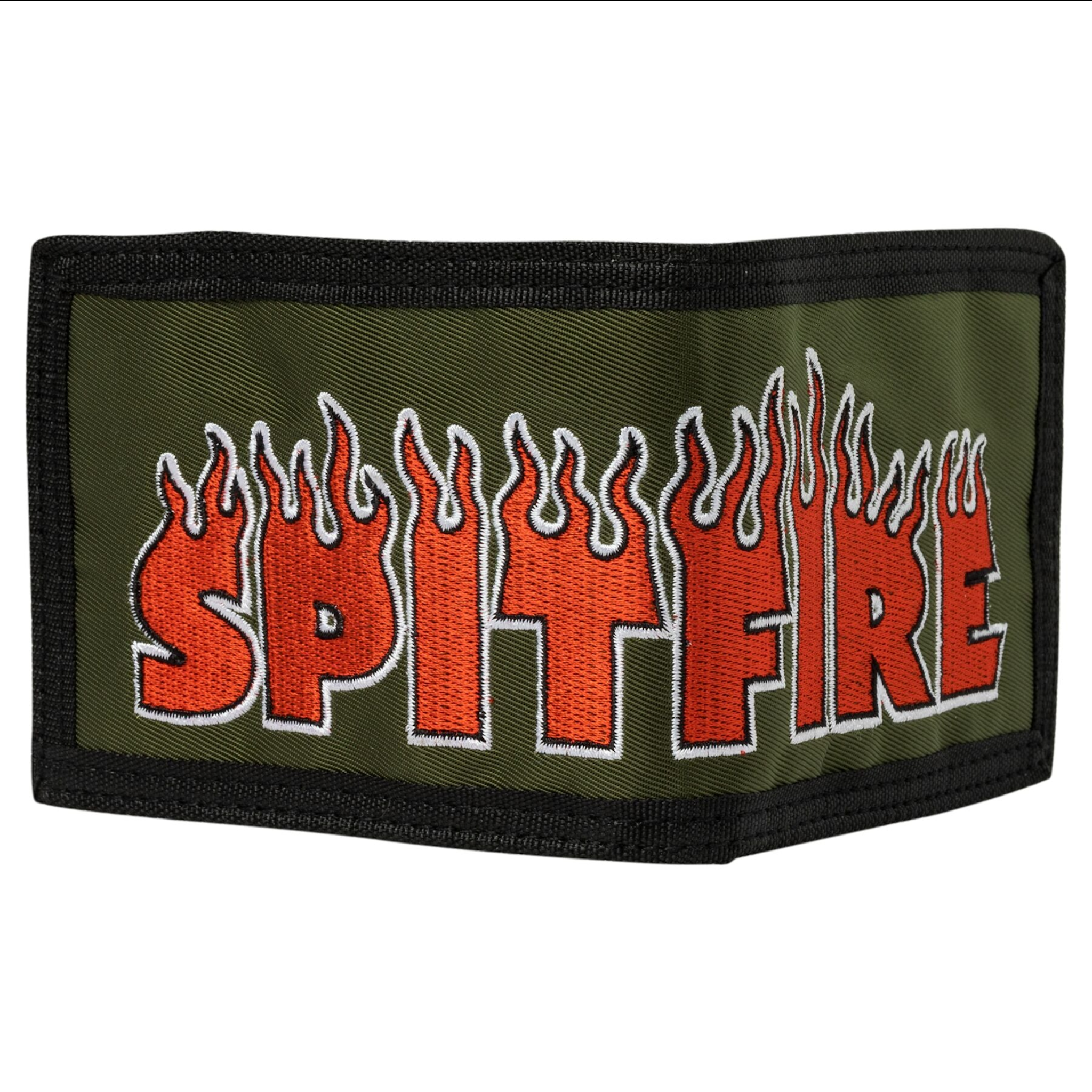 Spitfire Wheels Demonseed Bi-Fold Wallet Olive
