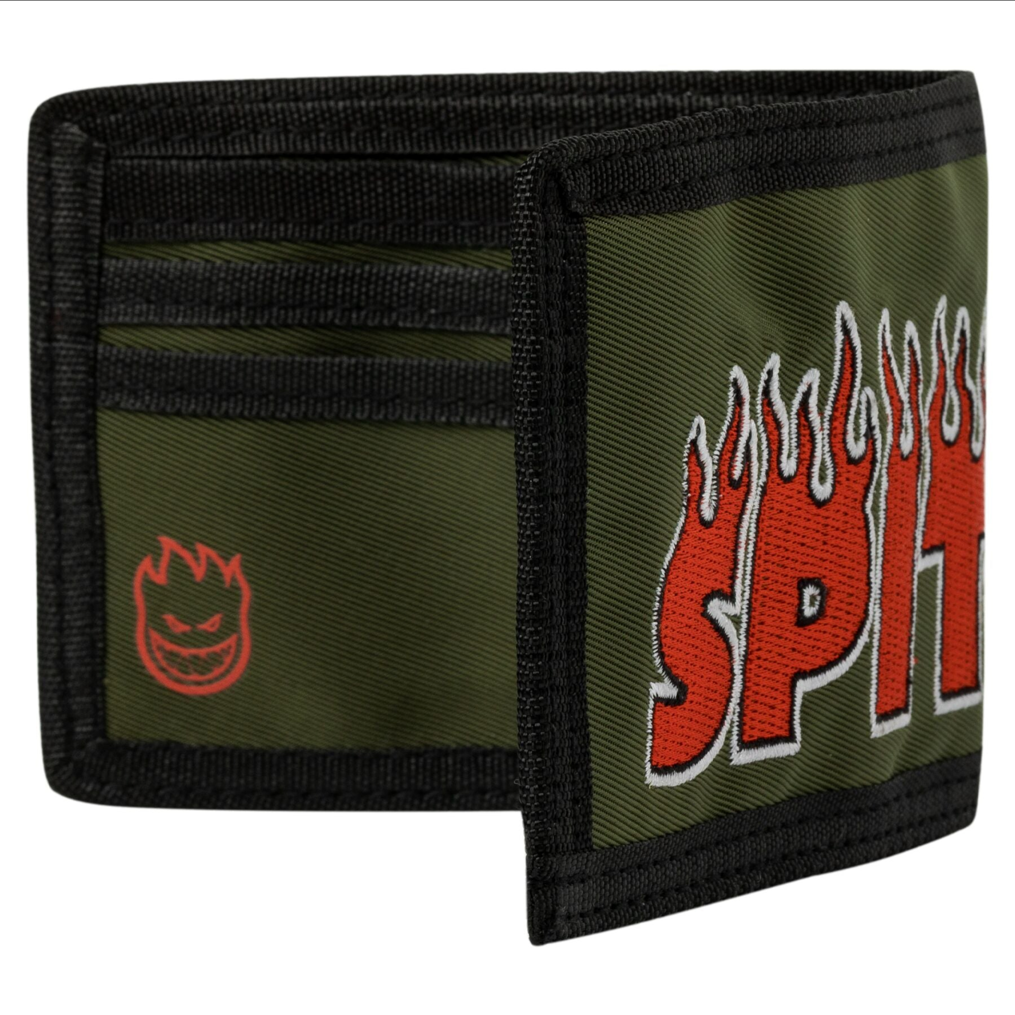 Spitfire Wheels Demonseed Bi-Fold Wallet Olive