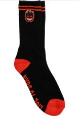 Spitfire Wheels Bighead Fill Emb. Swirl Sock Black/Red