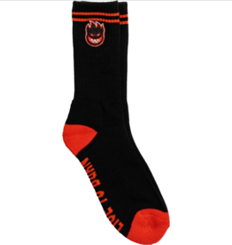 Spitfire Wheels Bighead Fill Emb. Swirl Sock Black/Red