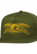 Anti Hero Basic Eagle Snapback Sage/Yellow
