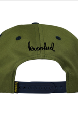 Krooked Mermaid Fish Snapback Olive/Black
