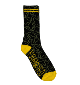 Krooked Birds Sock Black Multi