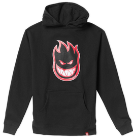 Spitfire Wheels Youth Hoodie Bighead Fill Black/Red