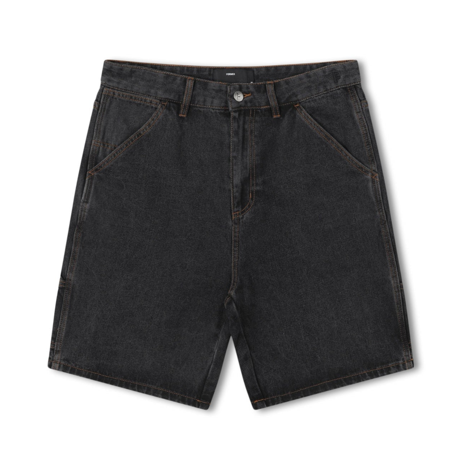 FORMER Distend Denim Walk Short Washed Black