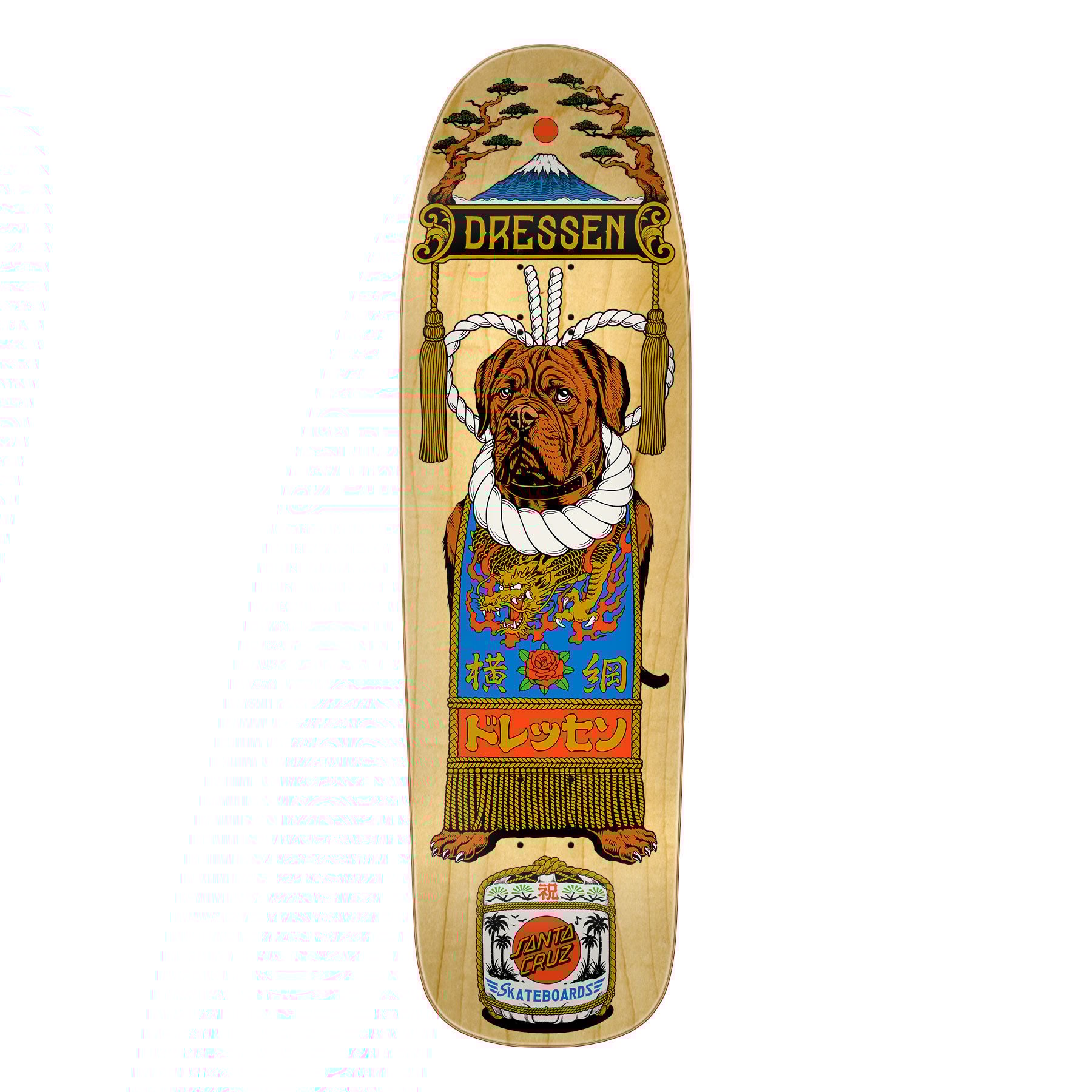 Santa Cruz Skateboards Dressen Sumo Dog 9.3