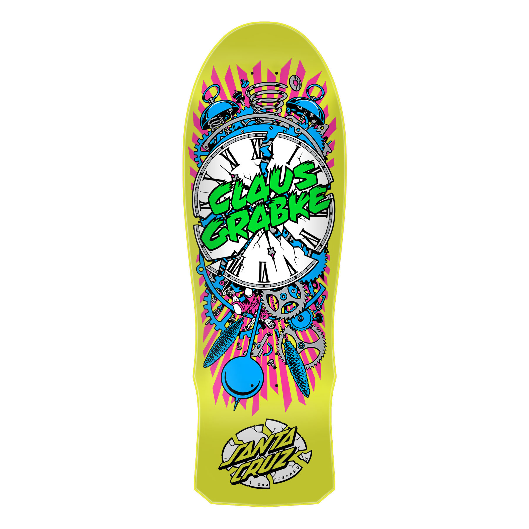 Santa Cruz Skateboards Grabke Exploding Clock Reissue 10.4