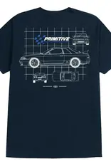 Primitive Specs Tee Navy