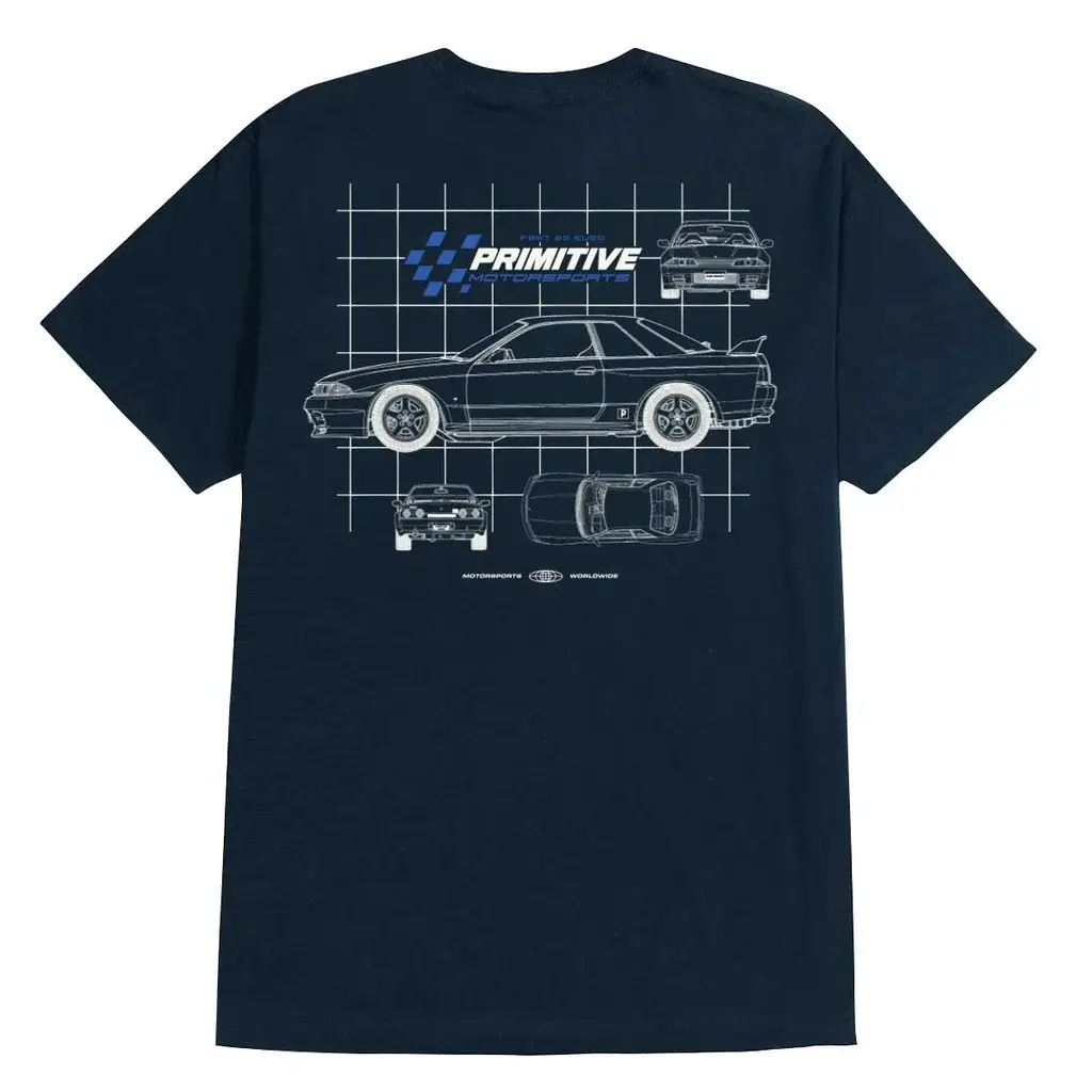 Primitive Specs Tee Navy
