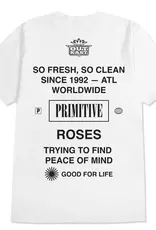 Primitive Stripes Tee White