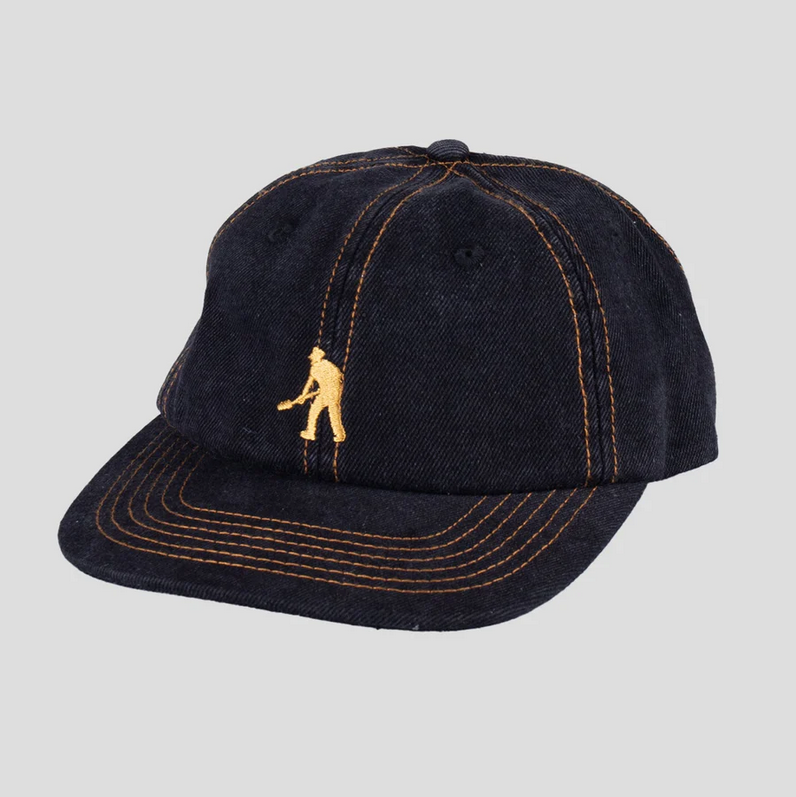 Pass~Port Workers Club Denim Cap Washed Black
