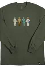 Girl Girl Squad L/S Tee Army Green