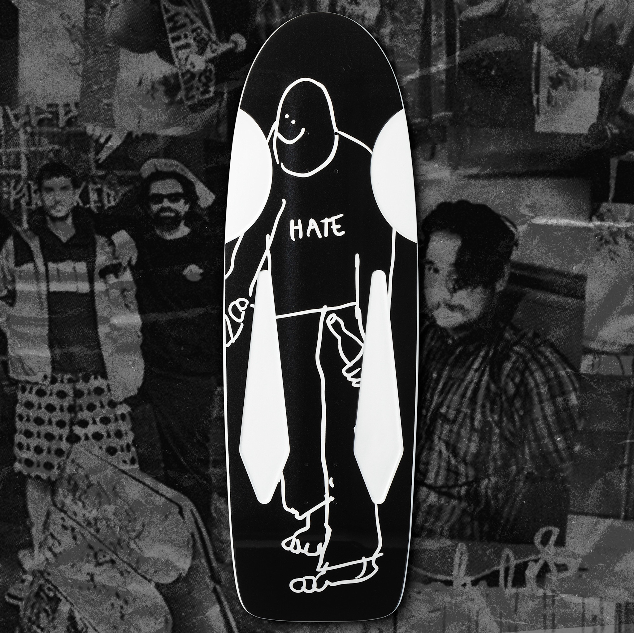 Krooked Gonz Beamer Hate Black 10.75