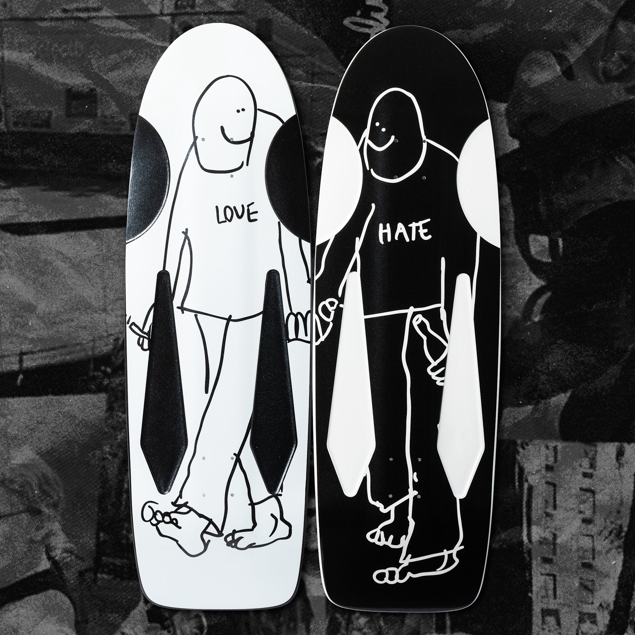Krooked Gonz Beamer Hate Black 10.75