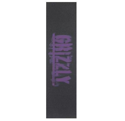 Grizzly Griptape Burn Out Stamp Griptape Purple