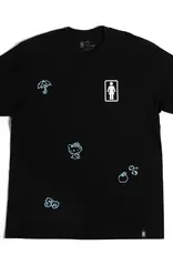 Girl Girl All Over Tee Black