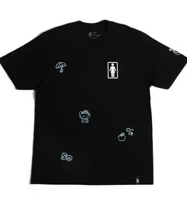 Girl Girl All Over Tee Black