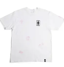 Girl Girl All Over Tee White