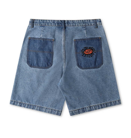 FORMER Reynolds Halo Denim Short Worn Blue