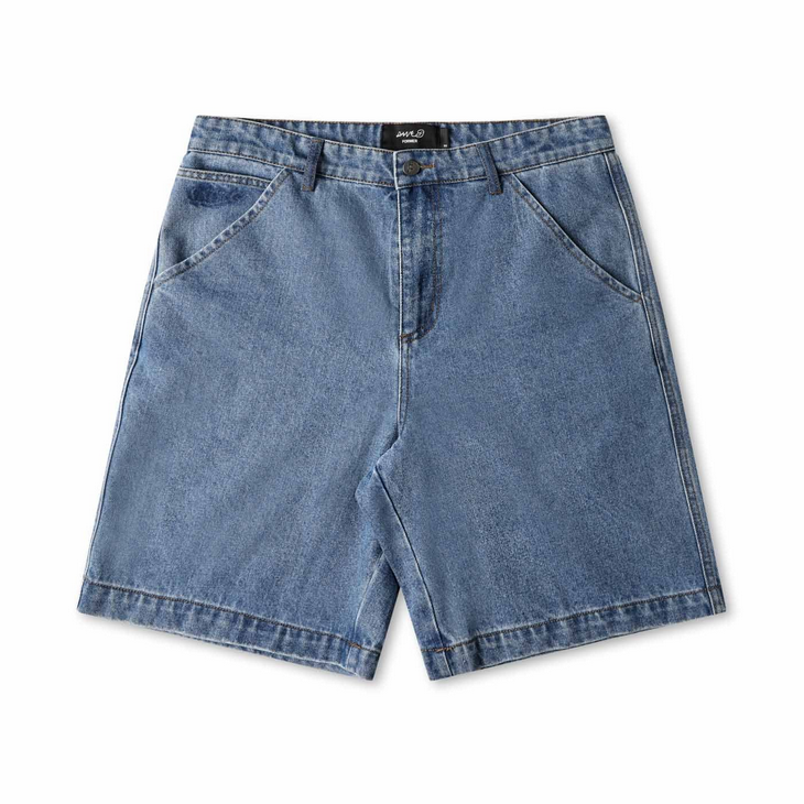 FORMER Reynolds Halo Denim Short Worn Blue