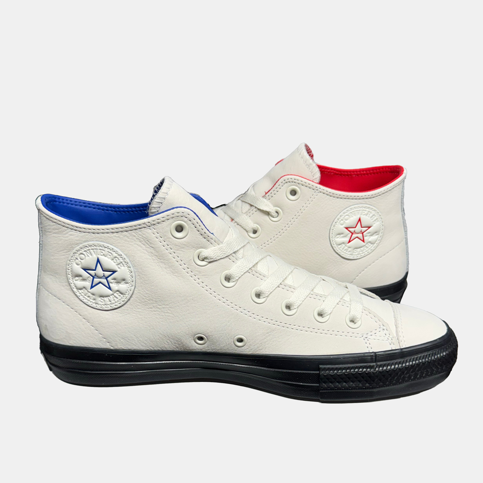 Converse USA Inc. CTAS Pro Mid SSD Leather Vintage White/Red/Blue