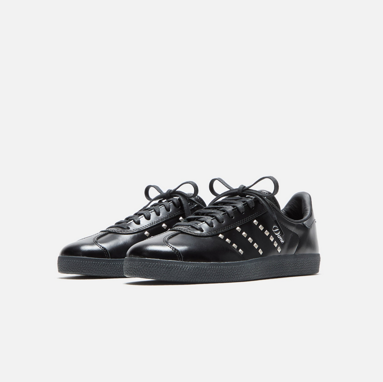 Adidas Dime x Gazelle ADV Black Studded Leather