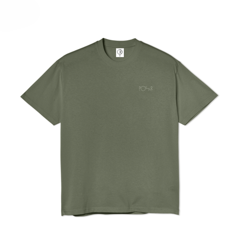 Polar Skate Co. Contrast Stroke Logo Moss Green