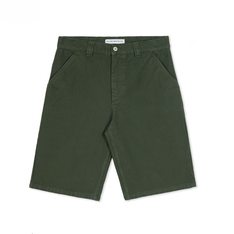 Polar Skate Co. 44! Shorts Canvas Grey Green
