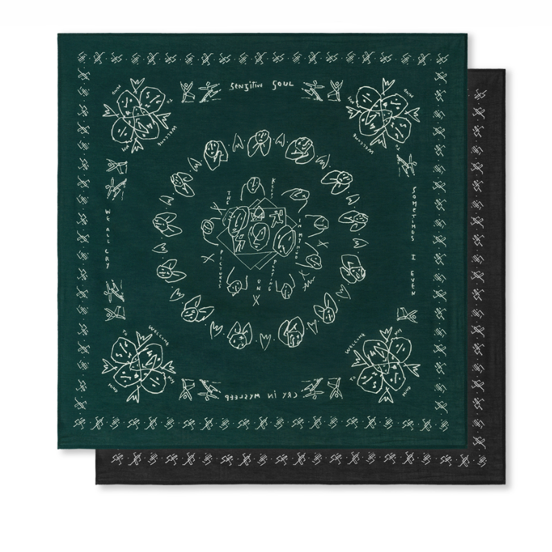 Polar Skate Co. Polar Bandana Dark Green