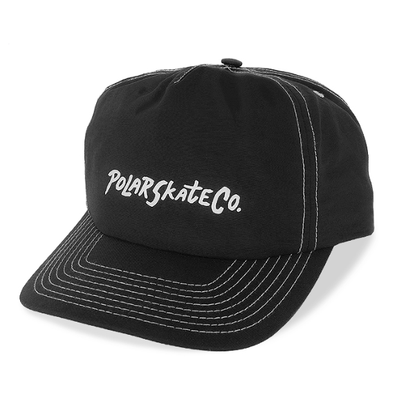 Polar Skate Co. Earl Cap Surf Logo Black