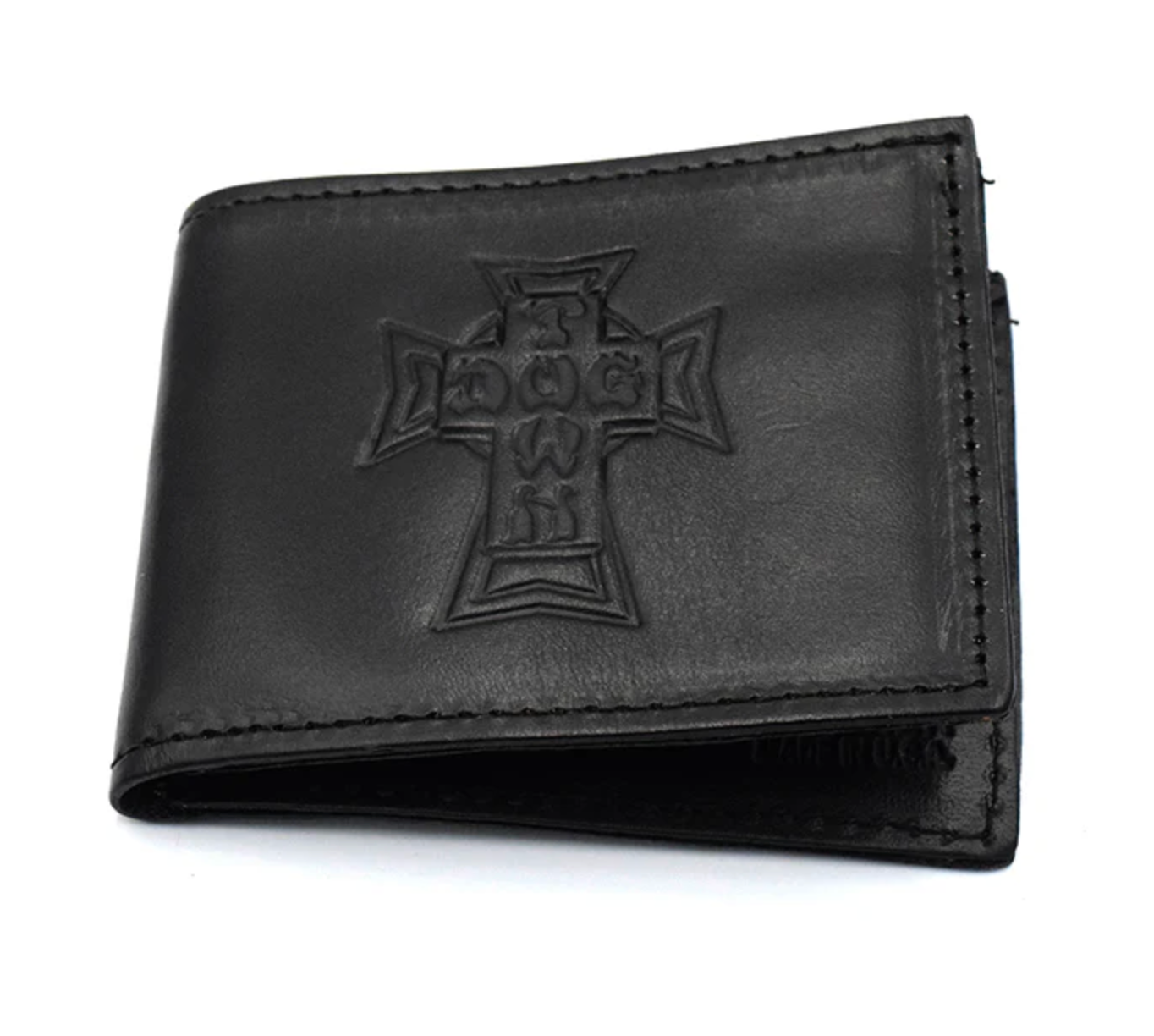 Dogtown Dogtown Vintage Cross Large Leather Billfold Wallet