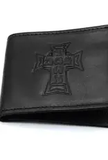 Dogtown Dogtown Vintage Cross Large Leather Billfold Wallet