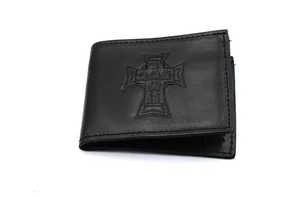 Dogtown Dogtown Vintage Cross Large Leather Billfold Wallet