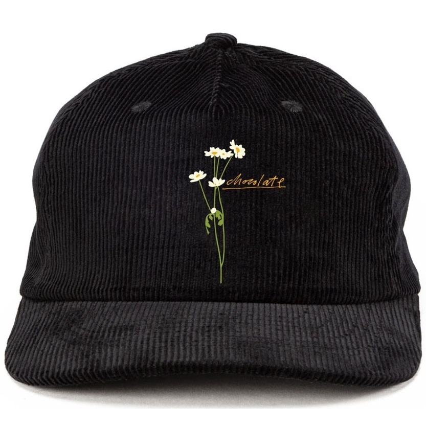 Chocolate Skateboards Stems 5-Panel Cord Black