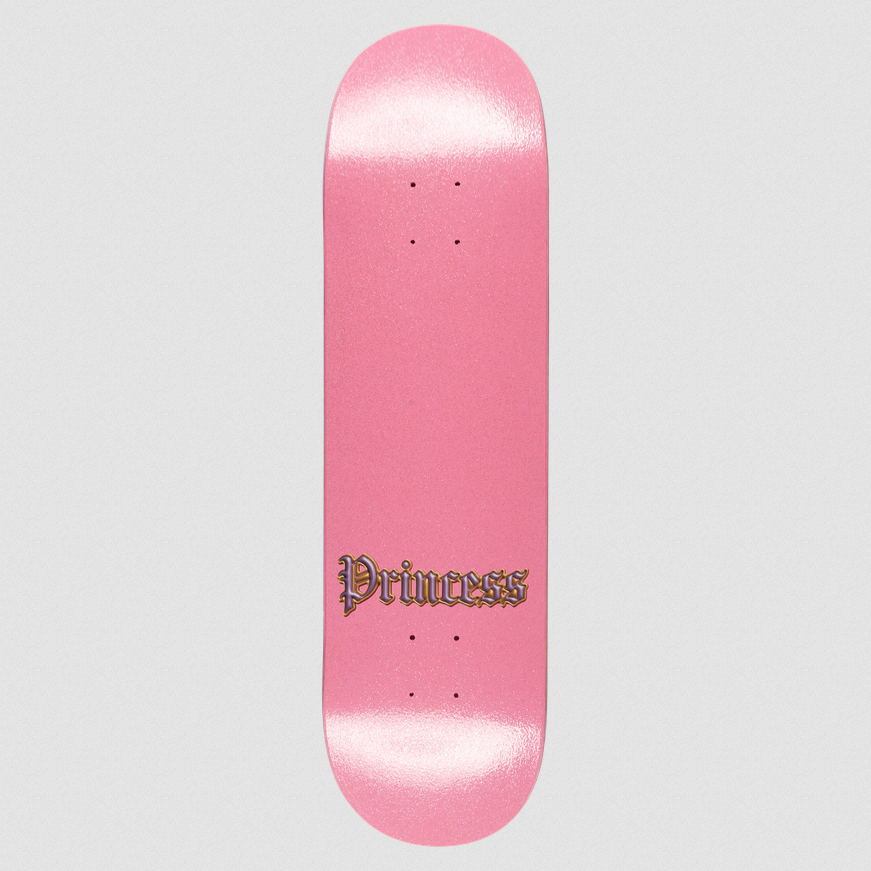 Hardbody Skateboards Princess Pink Glitter 8.0