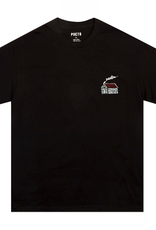 Poets Home Embroidered Black