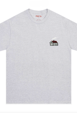 Poets Home Embroidered Grey