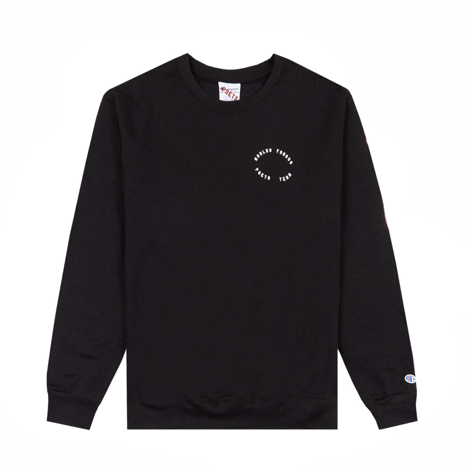 Poets World Famous Poets Champion Crew Black
