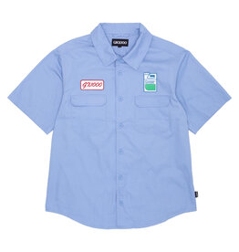 GX1000 Fertilizer Button Down Shirt Light Blue