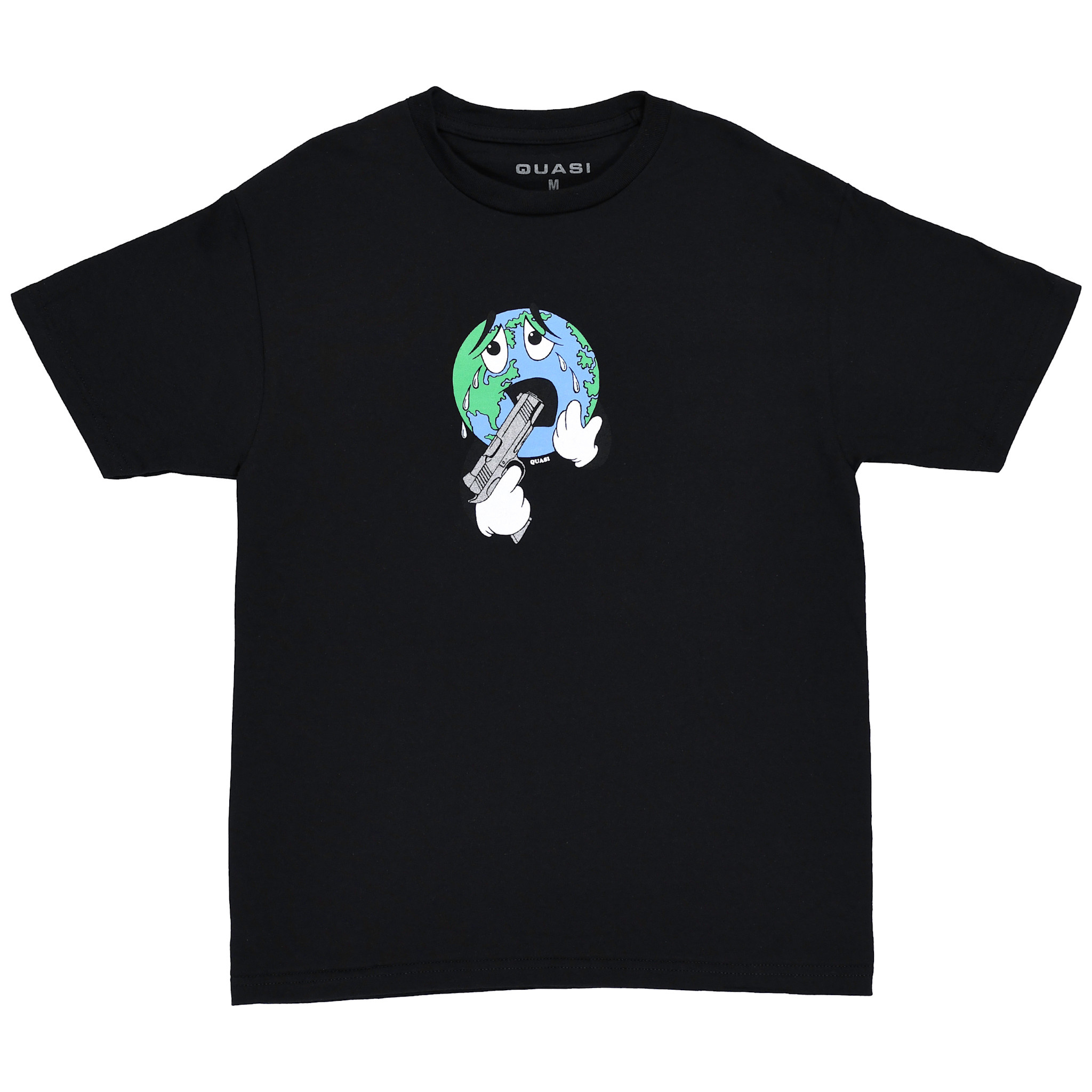 Quasi Skateboards Small World Tee Black