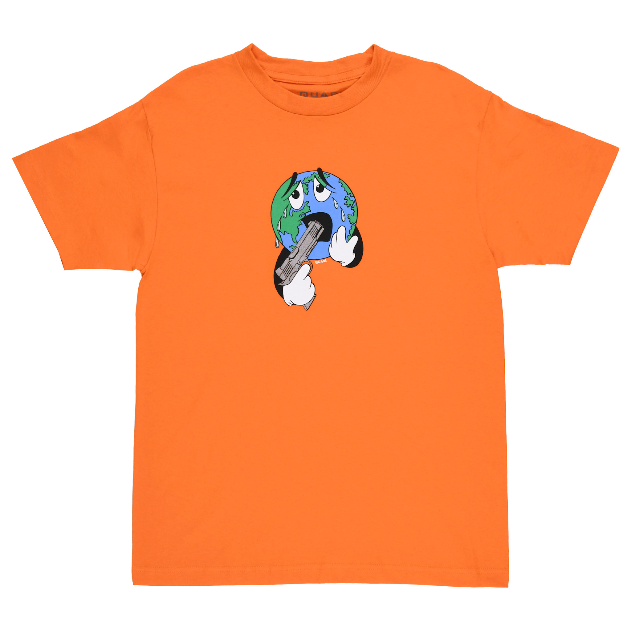 Quasi Skateboards Small World Tee Orange