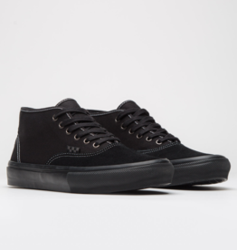Vans Shoes Skate Authentic Mid Black/Black