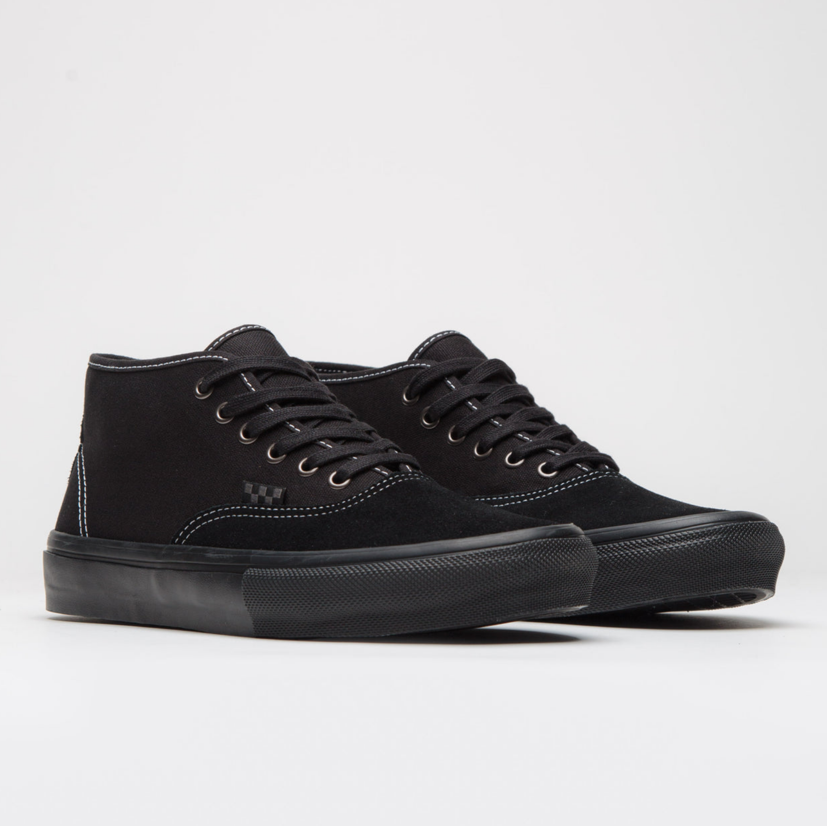 Vans Shoes Skate Authentic Mid Black/Black