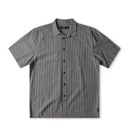 FORMER Reynolds Stripe S/S Shirt Black