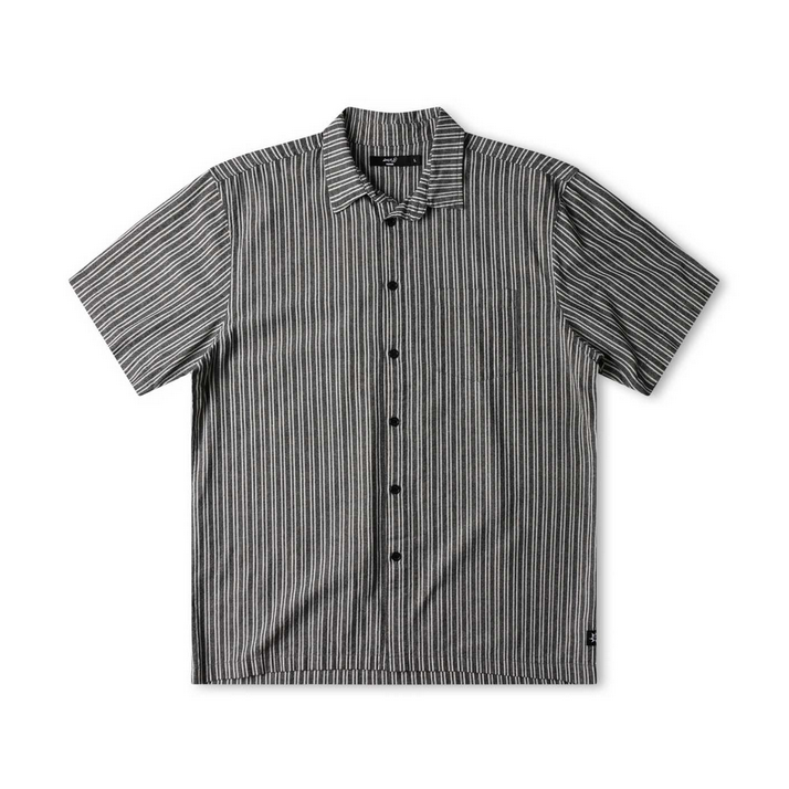 FORMER Reynolds Stripe S/S Shirt Black